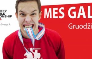 Pasaulio jaunimo ledo ritulio čempionato „veidas“ D.Čypas: „Mes stipresni nei anksčiau!” Pasaulio jaunimo čempionato reklaminis veidas - rokiškėnas Domantas Čypas.