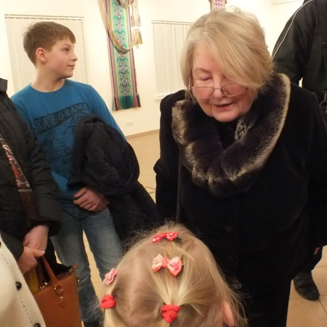 Palmira Damijonaitienė ras kalbą su visais  -  ir su vyskupu