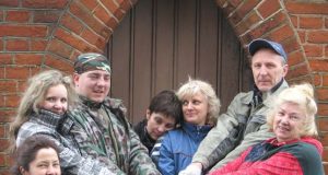 Bokšto tvarkytojai - R.Dičė (iš kairės)