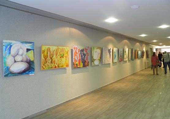 Daugpilio  kultūros rūmuose atidaryta Rokiškio dailininkų paroda.