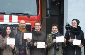 Pirmieji savanoriai ugniagesiai: sunkios gaisrinės žarnos, ledinis krikštas ir karštos širdys Pirmieji savanoriai ugniagesiai: sunkios gaisrinės žarnos