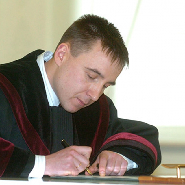 Rokiškio rajono apylinkės teismo teisėjas Artūras Dilys. Redakcijos archyvo nuotr.