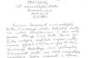 Prašymo kopija.