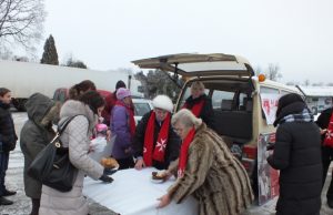 Labdaros akcijos akimirka. Organizatorių nuotr.