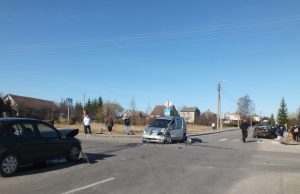Avarijoje sužalota moteris