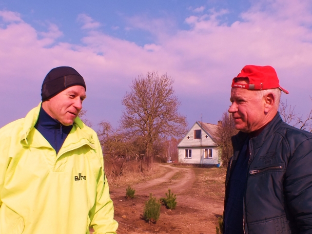 Leonardas Šablinksas (kairėje) ir Eugenijus Markevičius žino