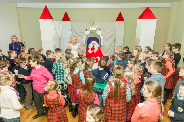 Vaikams - specialios kalėdinės dekoracijos. Sigito Daščioro nuotr.