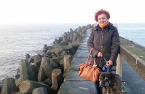 Į Daniją su Ema Mamykina emigravo ir jos augintinis bokserių veislės šuo Brenas. Asmeninio albumo nuotr.