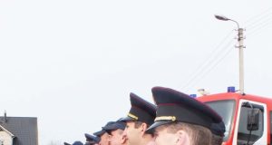 Iškilminga rikiuote ugniagesiai gelbėtojai paminėjo Šv. Florijono dieną