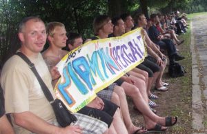 Pragariška liūtis nuplovė stadiono prakeiksmą Sirgalių šūkis „Pirmyn į pergalę!“ komandai atnešė sėkmę. L.Dūdaitės nuotr.