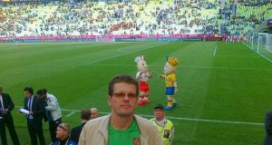 Rokiškio futbolo klubo vadovas E.Gaigalas Gdansko sportinių nuotaikų dar ilgai nepamirš.