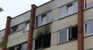 Bendrabučio butas buvo padegtas ir apvogtas. D.Zibolienės nuotr.