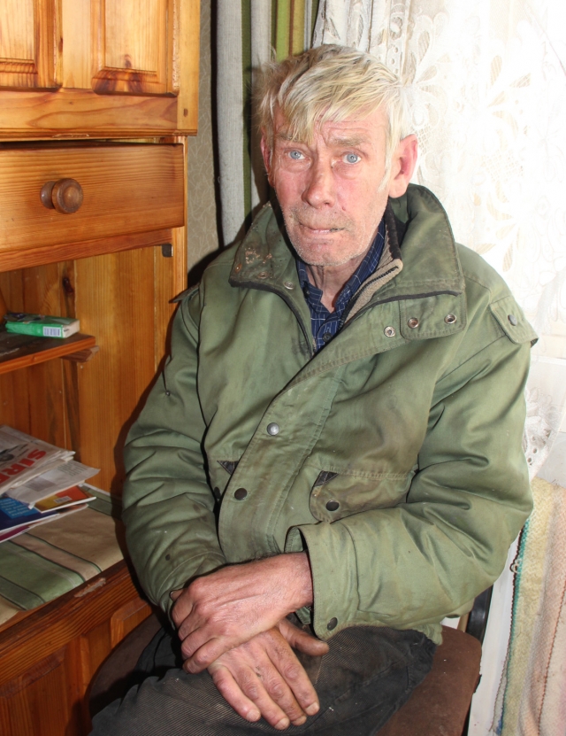 Su smilkstančia cigarete užsnūdęs Jonas Kanopa sukėlė gaisrą. D. Zibolienės nuotr.