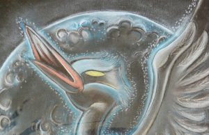 „Gandrinėse“ laukiama staigmenų A.Stasiulionytės piešinys.