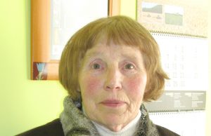 Gandrai sugrįžo į Kalpokų kaimą Kalpokų kaimo gyventoja Stefanija Talutienė. L.Dūdaitės nuotr.