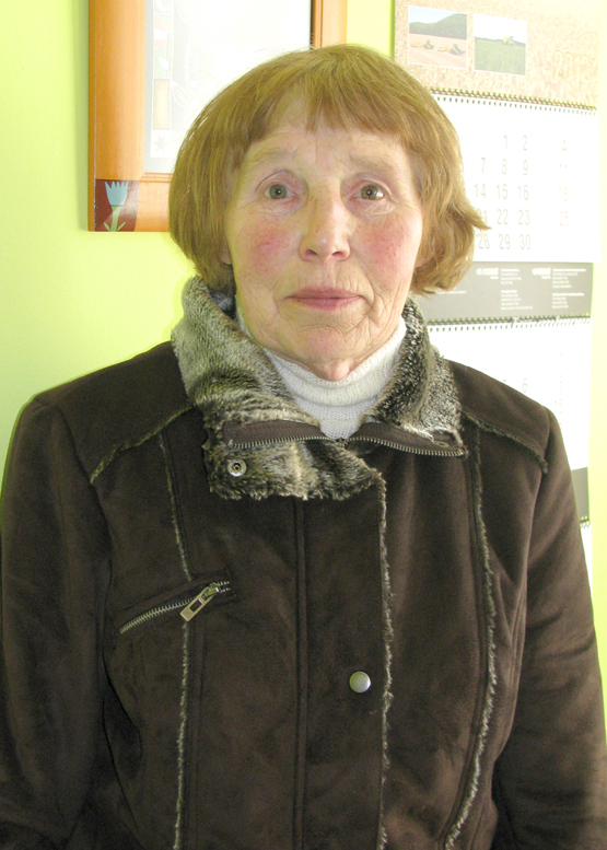Kalpokų kaimo gyventoja Stefanija Talutienė. L.Dūdaitės nuotr.