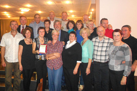 Po apdovanojimų ceremonijos. 