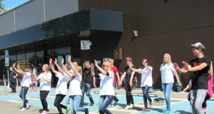 Rokiškio jaunimo centro muzikantai ir šokėjai džiugino visus