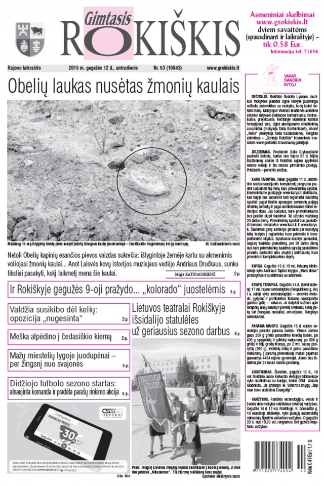 Skaitykite antradienio 