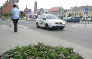 Pasipuošė gėlėmis