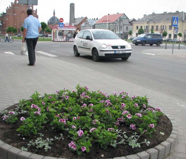 Pasipuošė gėlėmis