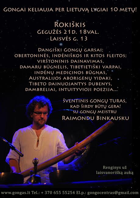 Gongai atvyksta į Rokiškį