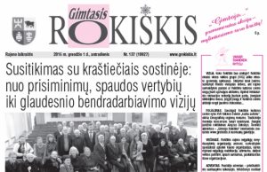Skaitykite antradienio “Gimtąjį Rokiškį“ Antradienio "Gimtasis Rokiškis"