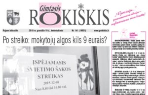 Skaitykite ketvirtadienio “Gimtąjį Rokiškį“ Ketvirtadienio "Gimtasis Rokiškis"