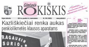 Ketvirtadienio "Gimtasis Rokiškis"