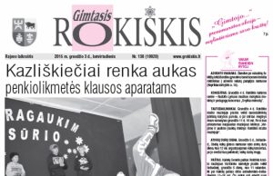 Ketvirtadienio "Gimtasis Rokiškis"