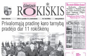 Skaitykite ketvirtadienio “Gimtąjį Rokiškį“ Ketvirtadienio "Gimtasis Rokiškis"