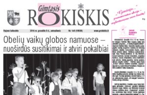 Skaitykite antradienio “Gimtąjį Rokiškį“ Skaitykite antradienio "Gimtąjį Rokiškį“