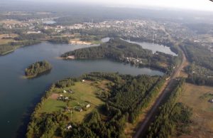 Ignalinos peizažas iš paukščio skrydžio. Organizatorių nuotr.