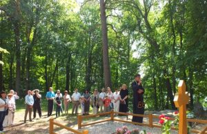 Eugenijos Dimšaitės kapas Ilzenbergo dvaro šeimininko Vaido Barakausko rūpesčiu sutvarkytas ir pašventintas 2013 m.  A.Minkevičienės nuotr..