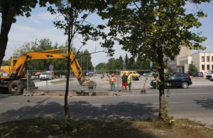 Dėl rekonstruojamos J. Gruodžio gatvės pakeistas eismas