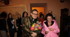 Parodos atidarymo akimirka.