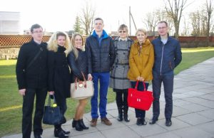 Iš kairės: Andrius ir Justina Rizgeliai