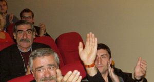 Gruzijos teatro atstovams plojimų negaila. D.Zibolienės nuotr.