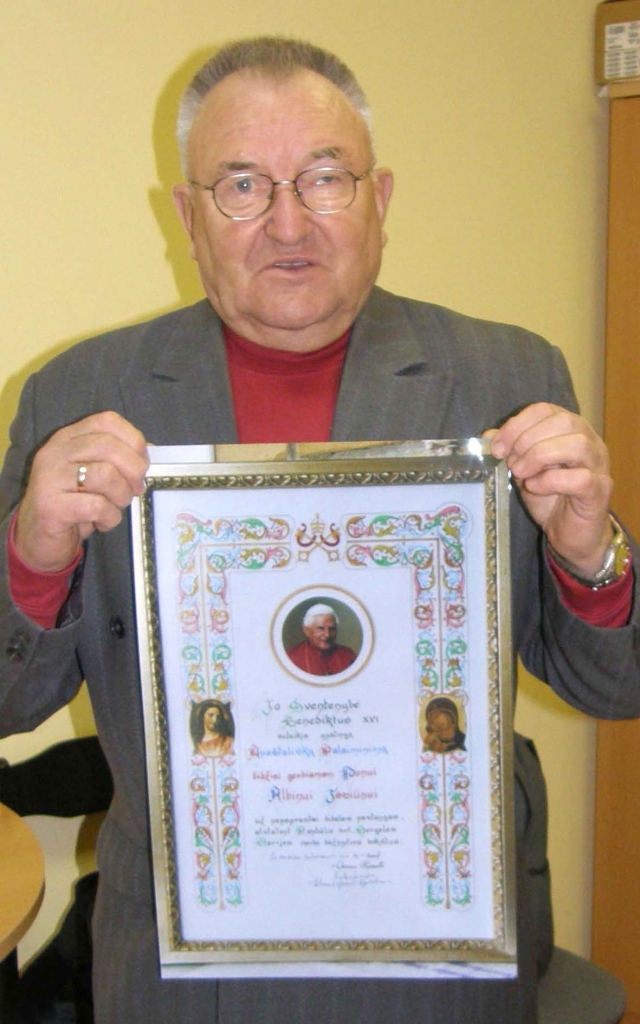 Rokiškio krašto garbės piliečių sąrašą papildys daug Pandėliui nusipelnęs žemietis Albinas Jasiūnas. GR archyvo nuotr.