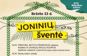 Renginio afiša.