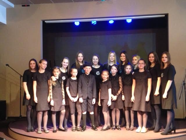 Juodupės jaunieji dainininkai. Gimnazijos archyvo nuotr.