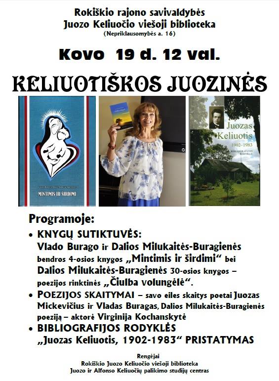 Renginio afiša.