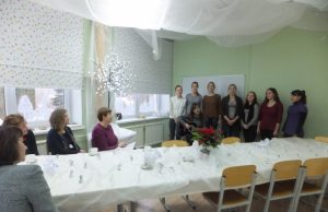 Vokiečių kalbos mokytojams koncertuoja Raminta Rimiškytė ir ansamblis. I. Repšienės nuotr.
