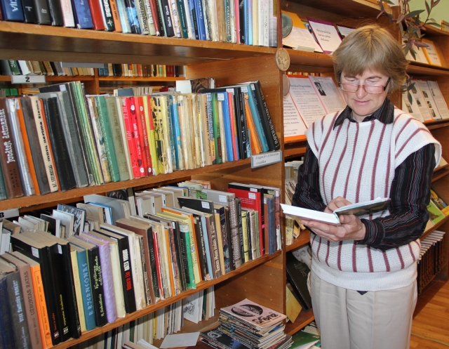 Anot bibliotekininkės Ritos Michailovskienės