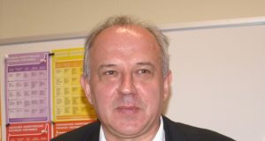 Pandėlio gimnazijos direktorius Donatas Karaliūnas. Redakcijos archyvo nuotr.