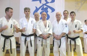 Iš Rokiškio kilę kiokušin karatė sportininkai G.Gaigalas (iš kairės)