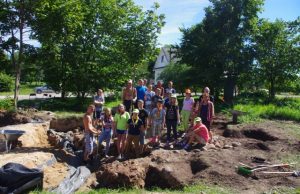 Jaunieji archeologai. "Tyzenhauzų paveldo" nuotr.