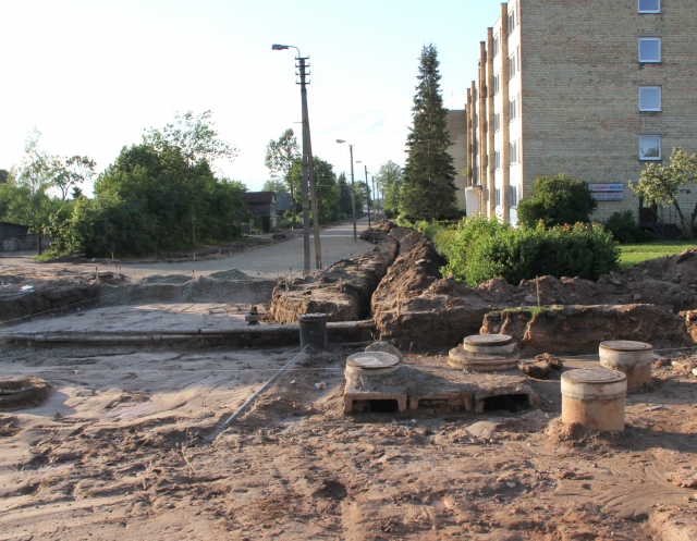 Toliau vyksta Kauno gatvės rekonstrukcijos darbai. D.Zibolienės nuotr.