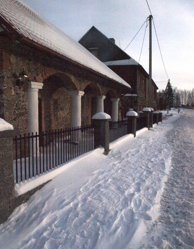 Kavoliškėnai skundėsi nevalytomis gyvenvietės gatvėmis ir užsnigtais šaligatviais. L.Dūdaitės nuotr.