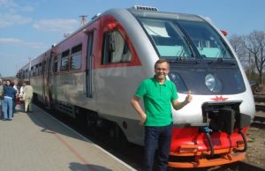 Dėl keleivinio traukinio išsaugojimo rajono politikai kaunasi keletą metų. Redakcijos archyvo uotr.